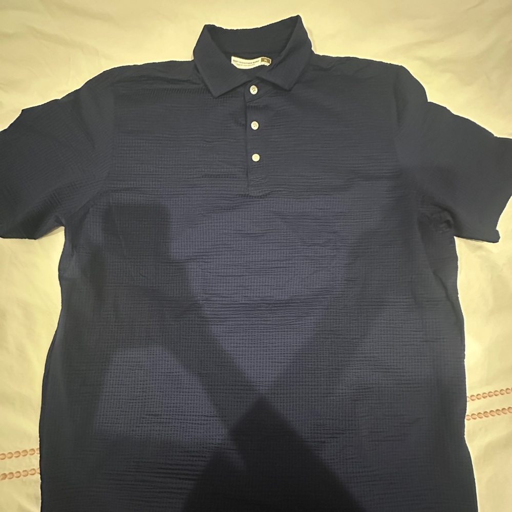 Hart Schaffer Marx Men's Navy Polo Shirt XL